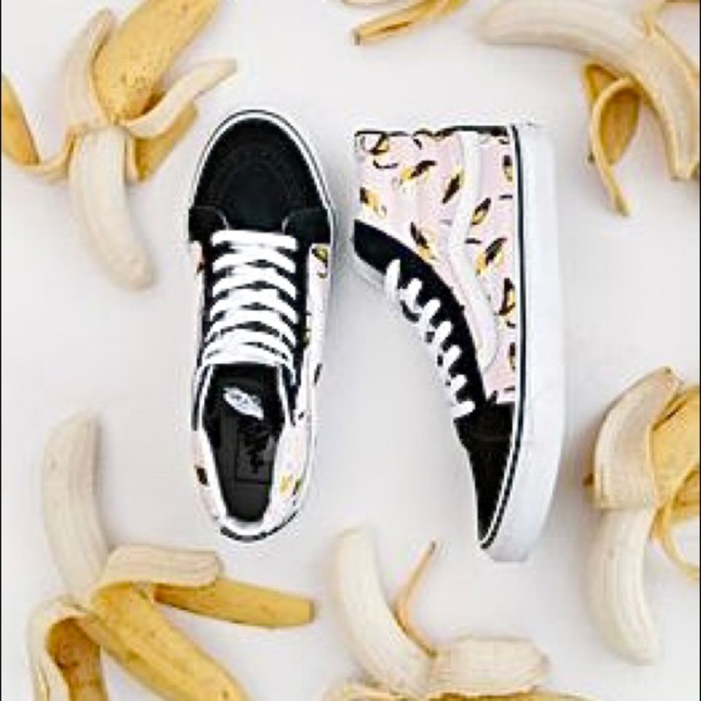 👟 VANS Bananas Sk8 Hi Slim Shoes 👟 - Picture 8 of 9